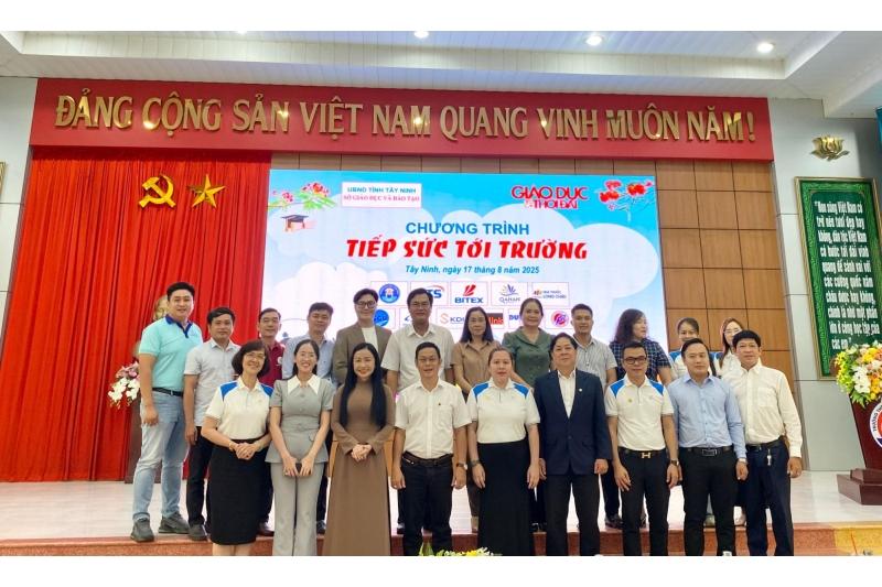 BITEX lan tỏa yêu thương, tiếp sức đến trường cùng học sinh Tây Ninh