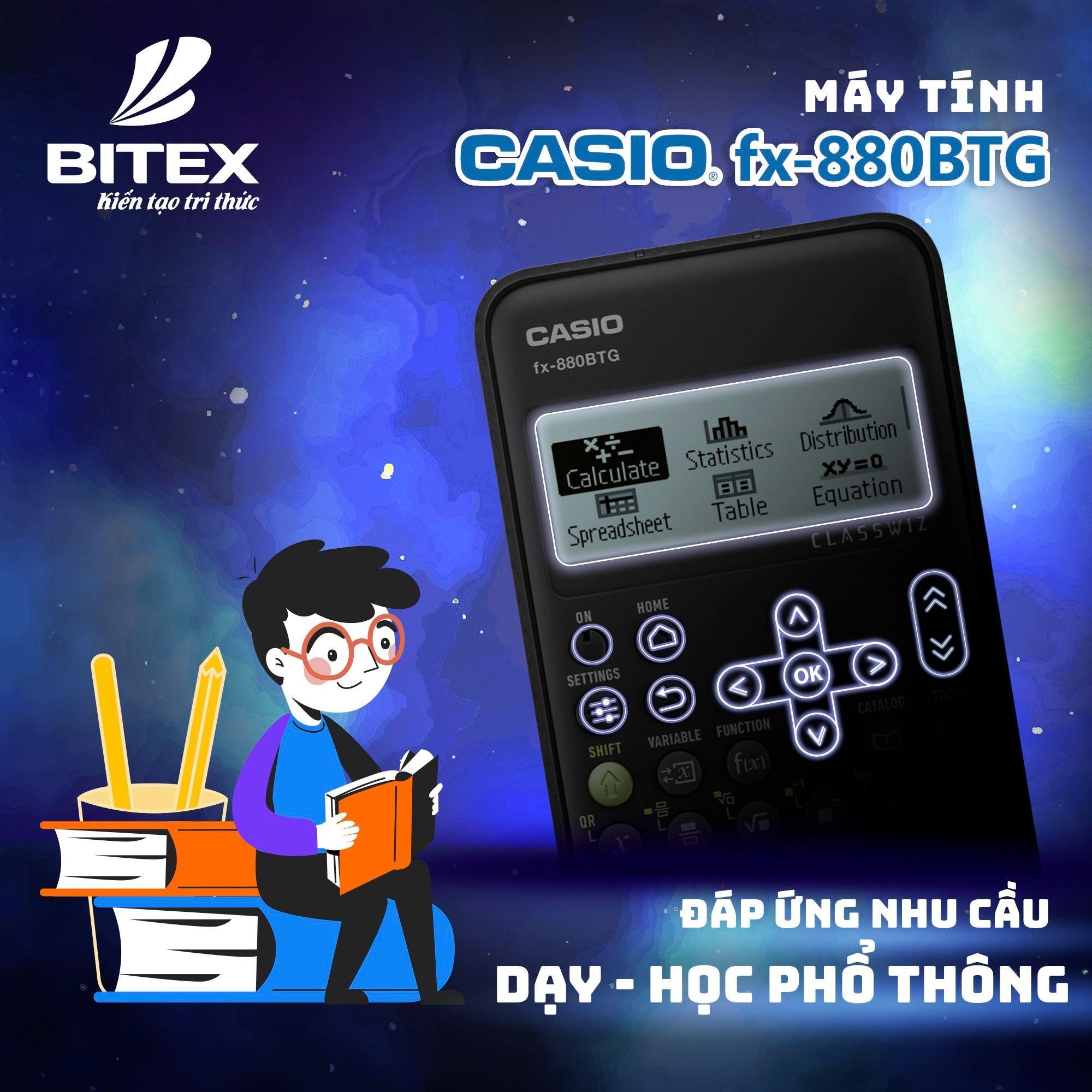 Lộ diện siêu phẩm được mong đợi nhất năm 2022 - máy tính Casio FX-880BTG